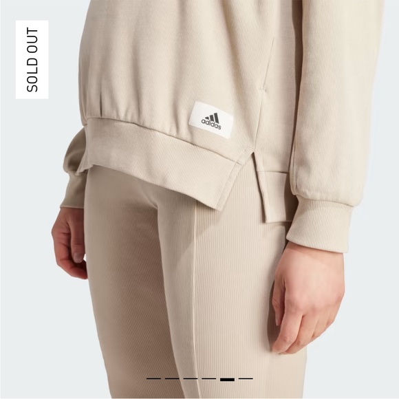 Adidas maternity and nursing sweatshirt in color “wonder beige” size small - Picture 5 of 6